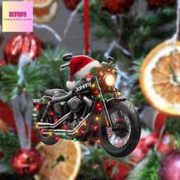 Custom Motorbike Christmas Ornament, Speed Lover Gift - thumbnail 4