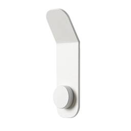 Minimalist White Metal Wall Hook - Modern Towel For Bathroom, Kitchen & Entryway Tesu - thumbnail 4
