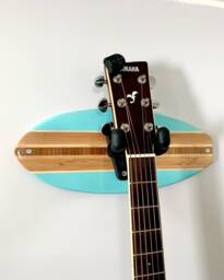 Guitar Surfboard Wall Hanger Gift For Player - thumbnail 1