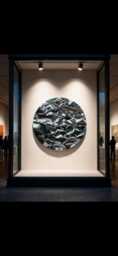 Reflective Art, Mirror Wall Sculpture - Distorted Mirror, Metal Wall Artwork, Mirror Sculpture. Stainless Steel, Decor, Art