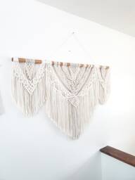Large Handmade Macrame Wall Hanging 4Ft Boho Wedding Decor