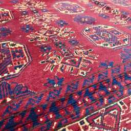 Handwoven Wool Waziri Rug 9.9x6.7 Ft Afghan Persian Design - thumbnail 4