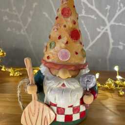 Pizza Gnome 16.5cm H Novelty Ornament - thumbnail 4