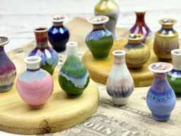 Tiny Vase For Cat Whiskers Ceramic Gifts, Whisker Mini Bud Gifts Owner, Handmade - thumbnail 1