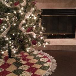 Christmas Tree Skirt - Nautical Lighthouses, Sail Boats, Whales 60 - thumbnail 4