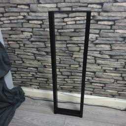 88cm Tall 37cm Wide - Set Of 2 Industrial Steel Console Breakfast Bar Table Legs Leg Metal Box Frames - thumbnail 3