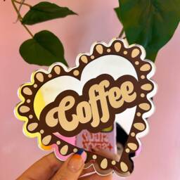 I Heart Coffee Mirror - thumbnail 3