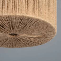 Lian - Rustic Ceiling Lamp Natural Rope For Boho & Scandinavian Decor Flush Mount Light Fixture - thumbnail 3