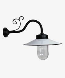 Sustainable Wall Light in Black Lacquer, Courtyard Lamp, Outdoor Lamp For Farm, Half-Timbered House, Vineyard, Garden Model 20 Sustainable