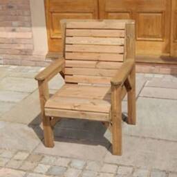 Premium Wooden Garden Chair - thumbnail 2