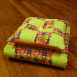 "40% Off Skully Themed Baby Quilt & Pillow Set, Crib Size, 37"" X 48" - thumbnail 2