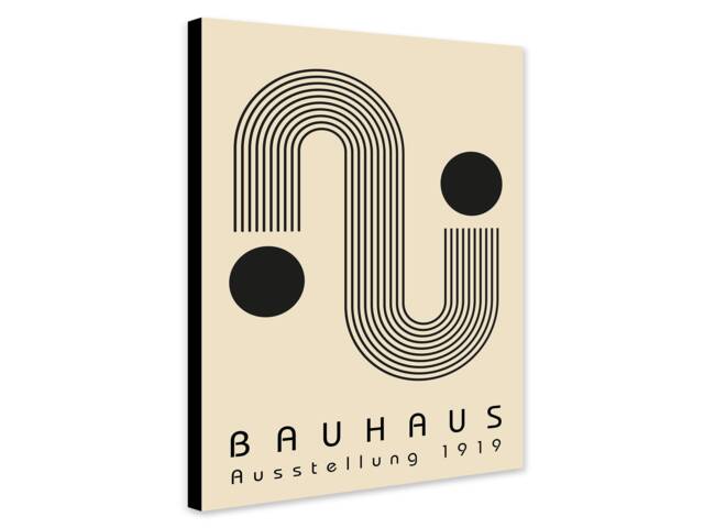 Bauhaus S-Lines Wall Art - Wrapped Frame Canvas Rolled Photo/Poster Print - image 1