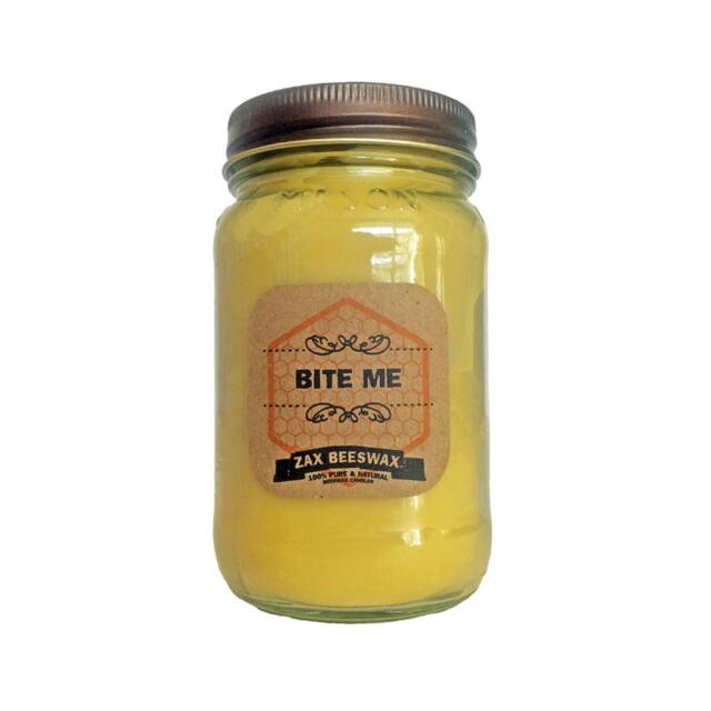 Bite Me Scented Beeswax Mason Jar Candle - 16 Oz