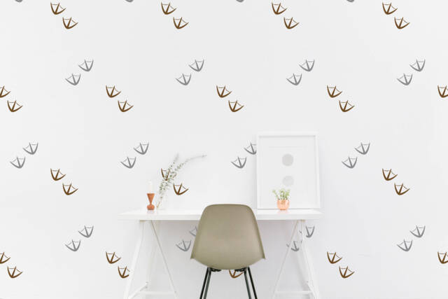 Bird Footprint Wall Decal Pattern Seagull Feet Sticker Kids Room Wall Nursery Bedroom Wallpaper Vinyl Decals Home Decor Stickers - image 1
