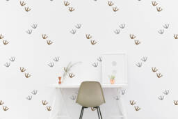 Bird Footprint Wall Decal Pattern Seagull Feet Sticker Kids Room Wall Nursery Bedroom Wallpaper Vinyl Decals Home Decor Stickers - thumbnail 1