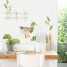 Mallard Duck - Fabric Wall Decal Modern Farm Mej - thumbnail 1