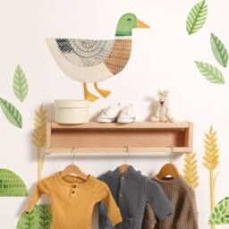 Mallard Duck - Fabric Wall Decal Modern Farm Mej - thumbnail 2