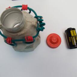 Concrete Honey Bear Film Safe - With Vintage Kodak 35mm Canister-For Your Favorite Doomsday Roll Of Film - Useful Container Desk Object - thumbnail 4
