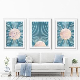 Boho Framed Art Print Trio - thumbnail 2