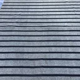 Hand Knotted Modern Kilim Rug Indian Gray Home Decor - 224 cm X 167 cm - thumbnail 2