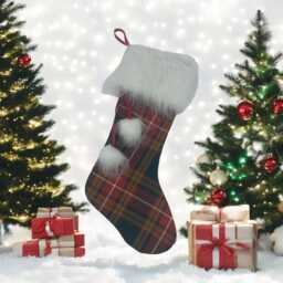 Buchanan Ancient Tartan Christmas Stocking - thumbnail 2