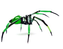 Glass Spider Figurine - Blown Miniature Collection Animal Art