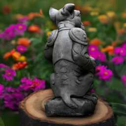 Concrete Gargoyle Statue Stone Monster Sculpture Cement Guardian Figurine Gargoyle Lover Gift Handmade Art Garden & Home Decor - thumbnail 4