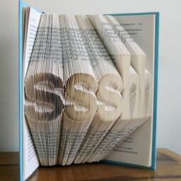 Folded Book Art - Unique Gift For Lover Home Decor Sculpture Library Best Selling Your Choice Of Words - thumbnail 2