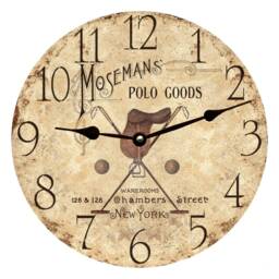 Equestrian Clock - Moseman's Polo Goods New York Saddle Clock - thumbnail 1