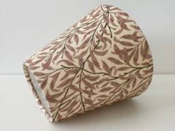William Morris Willow Bough Candle Clip Lampshade, Beige Pink - thumbnail 1