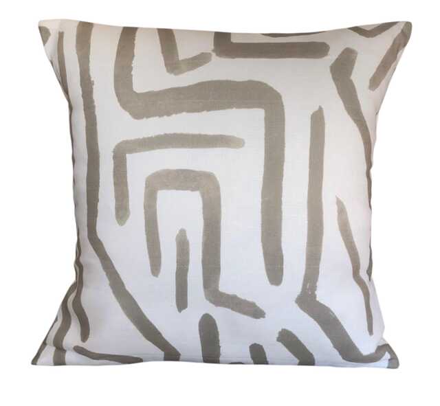 Abstract Geometric Print Stone Pillow Scatter Cushion Cover 16 - image 1