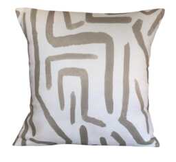 Abstract Geometric Print Stone Pillow Scatter Cushion Cover 16 - thumbnail 1