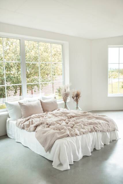 Linen Duvet Cover/Boho Bedding Bedroom Decor Oeko-Tex?? Linen Queen, King, Standard Sizes Washed, Softened - image 1