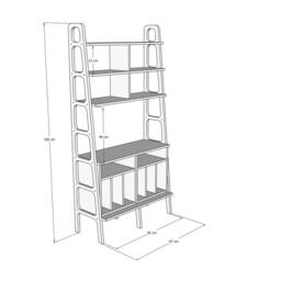 Walnut Bookshelves, Record Player Stand, Vinyl Record Storage, Handmade Bookcase, Turntable Furniture - thumbnail 4