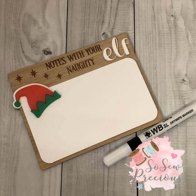 Elf Message Board, Christmas Decoration - image 1