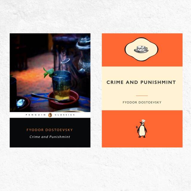 Crime & Punishmint Poster, Fyodor Dostoevsky Penguin Classic Art Print - image 1