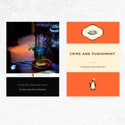Crime & Punishmint Poster, Fyodor Dostoevsky Penguin Classic Art Print - thumbnail 1