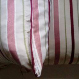 Pillow Cover Burgundy Satin Stripe - thumbnail 2