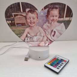 Led Personalised Night Light With Photos Names Logos Fully Customised - thumbnail 3