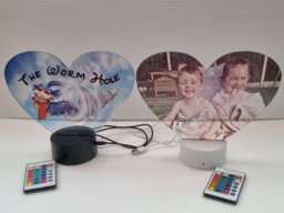 Led Personalised Night Light With Photos Names Logos Fully Customised - thumbnail 1