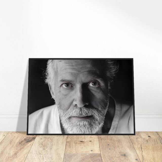 Robert Adams Wooden Frame Portrait, Spiritual Home Wall Decor - image 1