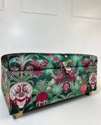 Coffee Table With Storage in Becca Who Balloon Safari Velvet