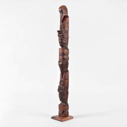 First Nations Four Figure Model Totem Pole Custom Designs - thumbnail 4