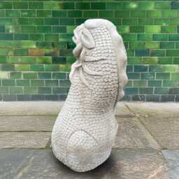 Handcrafted Stone Dragon Statue Concrete Mythical Ornament Garden Cement Animal Sculpture Chinese Lawn Figurine Patio Art Gift - thumbnail 4