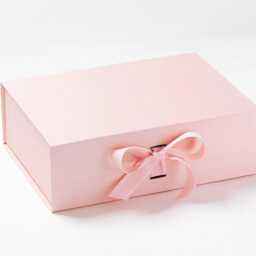 Personalised Baby Girl Gift Set Pink Blanket, Elephant Comforter & Knitted Booties - thumbnail 4