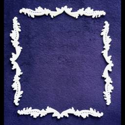 4 Gilt Gold Or White French Style Decorative Wall Furniture Moulding Pediment Frame Plastic Decoration - thumbnail 3