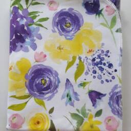 Summer Swaddle Set. Newborn Girl Take Home Blanket & Hat Baby Shower Gift. Photo Prop. Ready To Ship - thumbnail 4