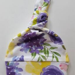 Summer Swaddle Set. Newborn Girl Take Home Blanket & Hat Baby Shower Gift. Photo Prop. Ready To Ship - thumbnail 3
