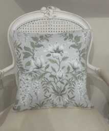 Handmade Cushion Cover in Laura Ashley Parterre Sage, Floral Print, Various Sizes Available - thumbnail 1