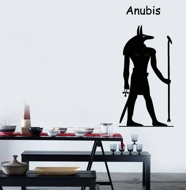 Wall Art Mural Ancient Egyptian God Anubis Museum & School Decor - 2701Dn - image 1